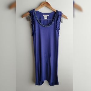 Arden B Sleeveless Embellished Top